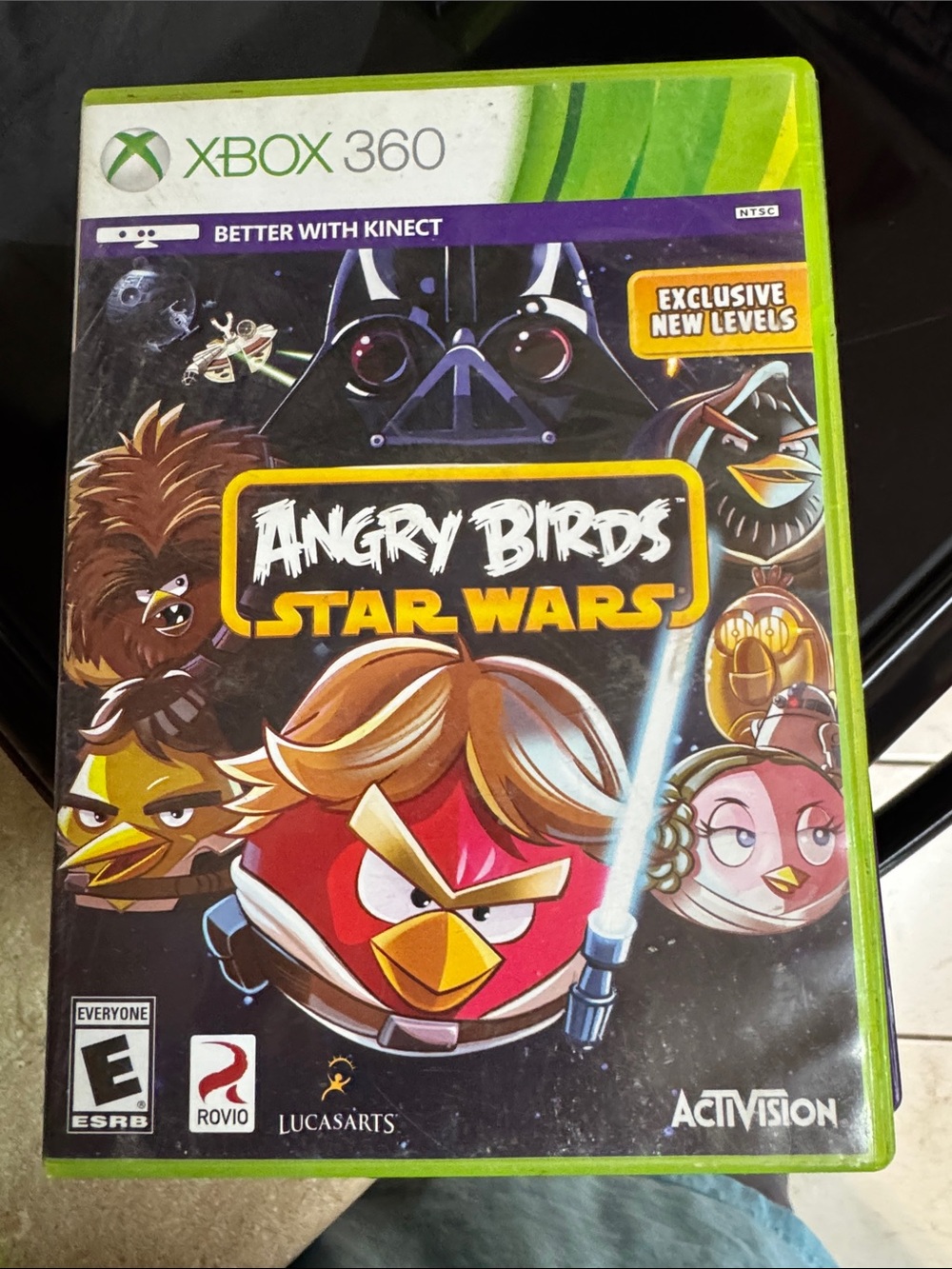 Microsoft Xbox 360 Angry Birds Star Wars - Black & Green Cover